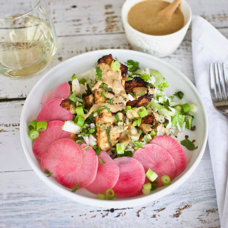 Picture of Chicken Satay & Peanut Sauce